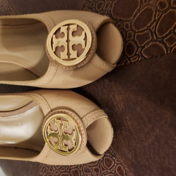 Tory burch wedge open toe - Picture 5 of 7